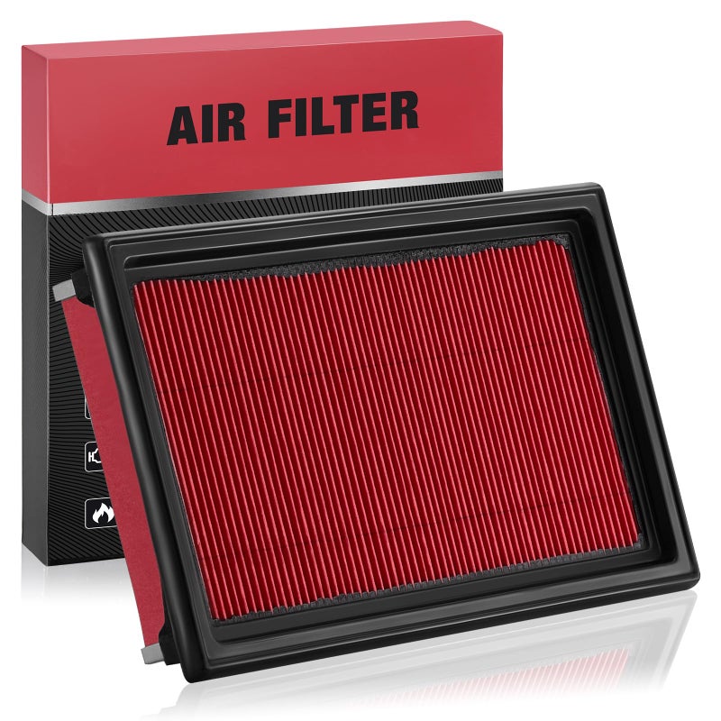 BDFHYK CA10234 Engine Air Filter Compatible with INFINITI Q50, Compatible with Nissan Cube NV200 Versa, 2007-2021, 3.5L 3.7L, Replace# 16546-ED500 - Image 1